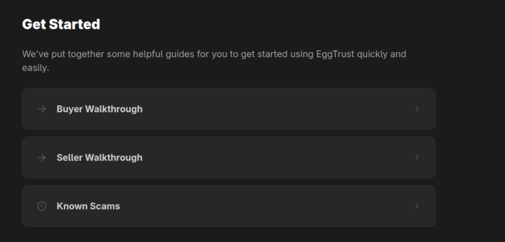 Get Started Navigation